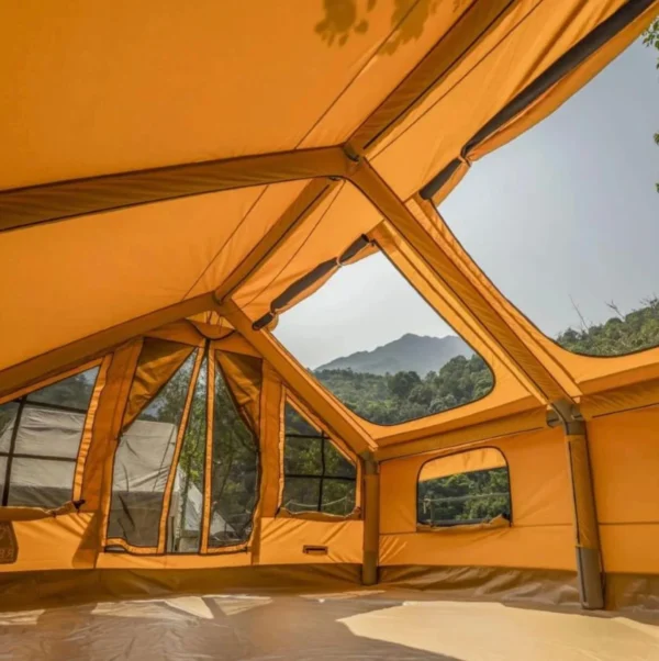 Premium Inflatable Tent with Stove Jack “Panda Air” Large. Best for 1-6 Persons - Image 5